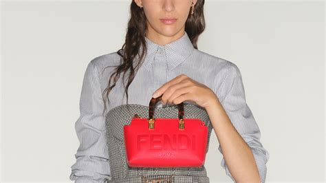 fendi small by the way boston cherry|Fendi mini bag.